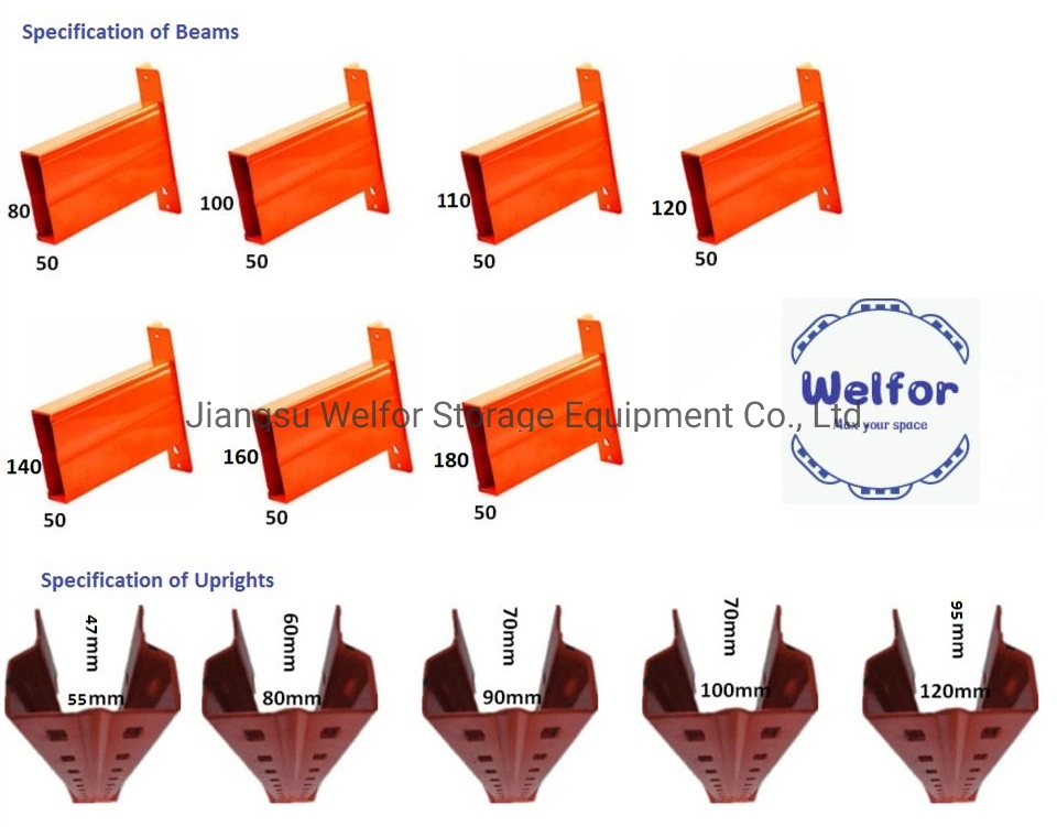 Heavy Duty Metal Push Back Pallet Racking for Warehouse Storage