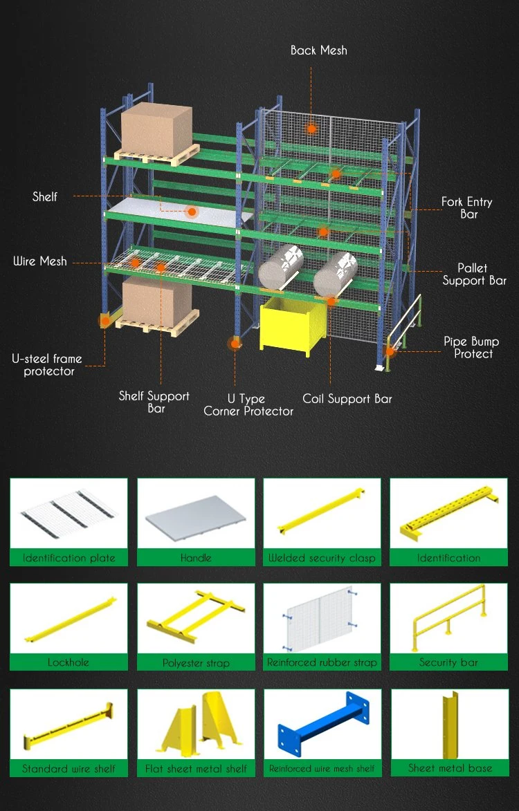 Hot Sale Pallet Racking Cross Support Bar for Pallet Rack