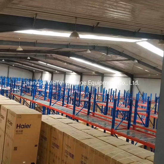 Selektives Hochleistungspalettenregal aus Stahl für die Lagerung in Industrielagern