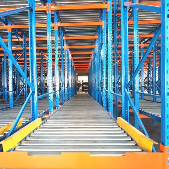 Hersteller von Hochleistungs-Palettenfluss-Fifo-Regalen für Industrielager